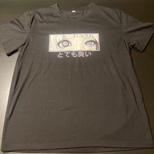 Haru Prison School Black Anime Shirt Size Large